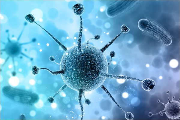 Abstract Virus Cells Free Photo Design