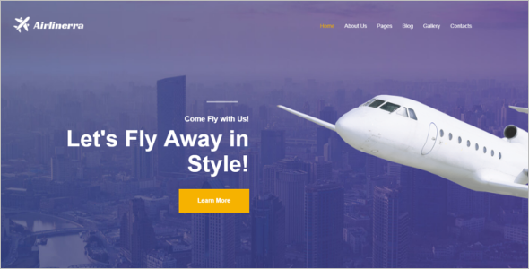 Airline Joomla Template