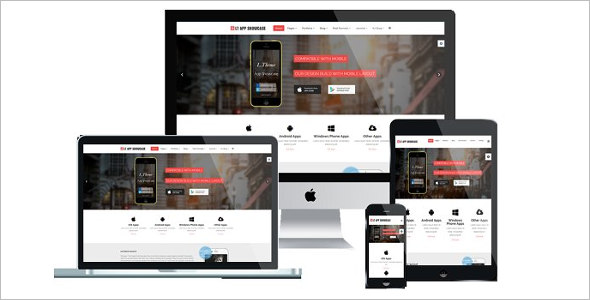 App Showcase Joomla Template