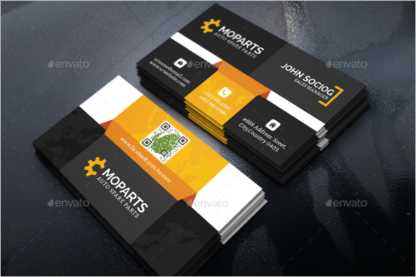 Auto Motive Business Card Holder