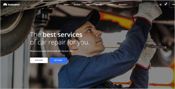 Auto Services WordPress Theme