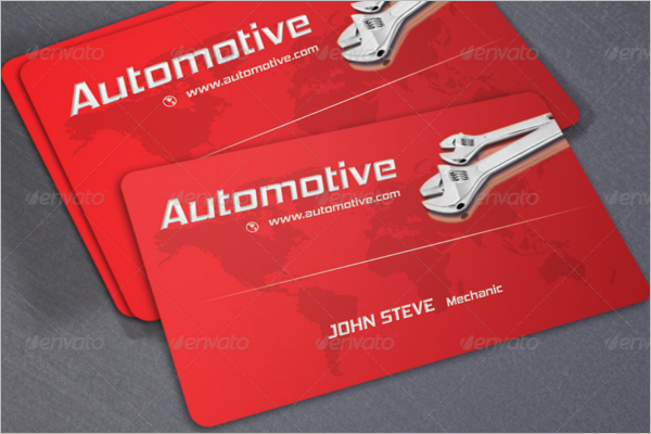 Automotive Business Card Design