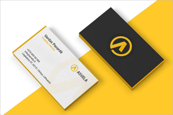 Automotive Business Card Sample