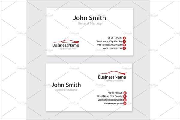 Automotive Mechanic Business Card Template