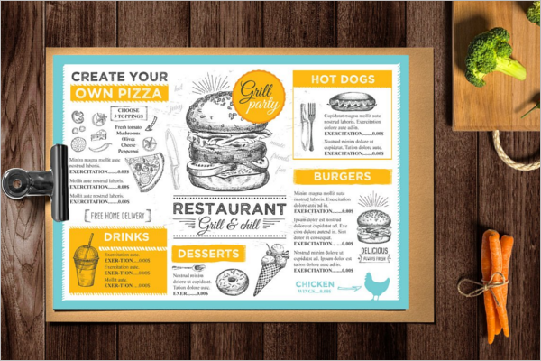 AwesomeÂ Menu Card DesignÂ 