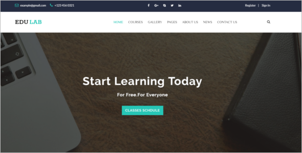 Awesome University HTML5 Tempate