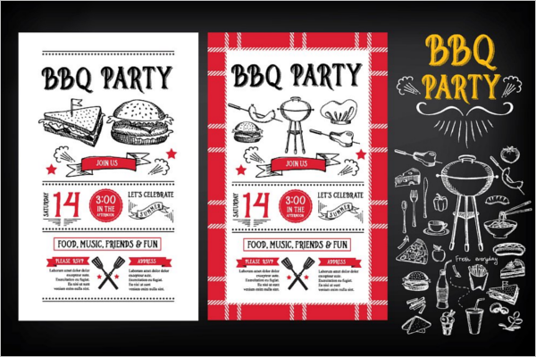 BBQ Party Menu TemplateÂ 