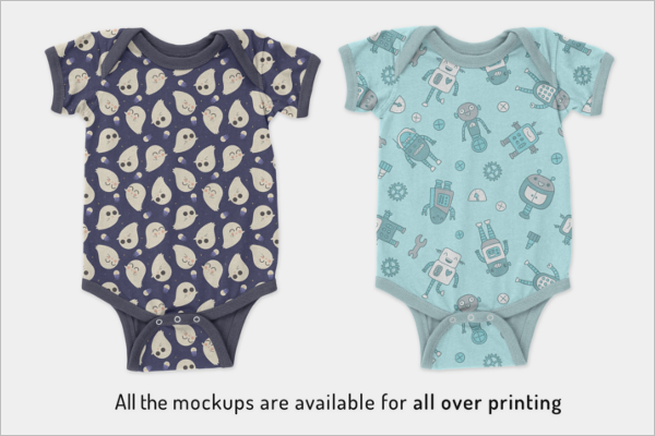 Baby Clothing Mockup Design
