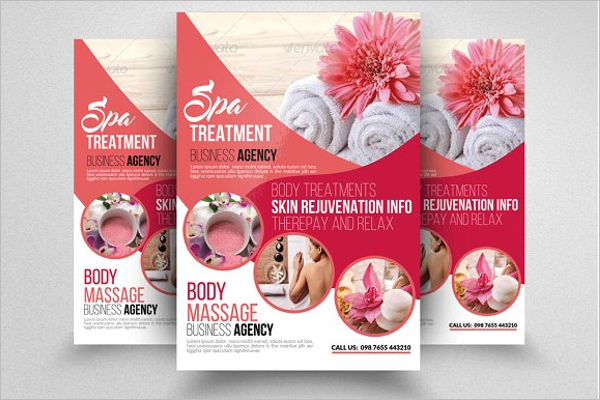 Beauty Spa Microsoft Word Brochure Template
