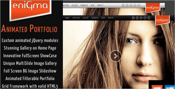 Best Animated HTML5 Template
