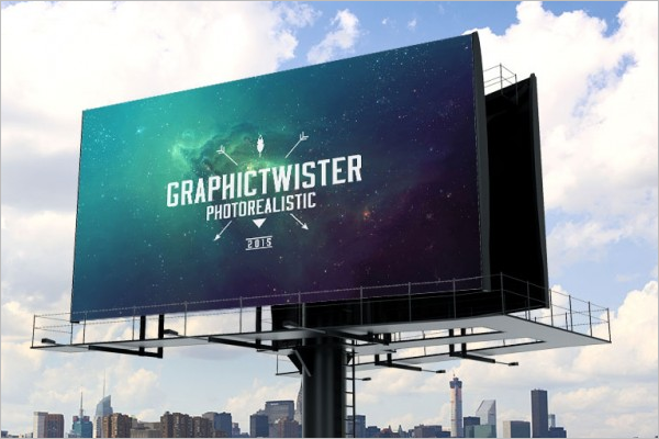 Billboard mockupÂ Free PSD