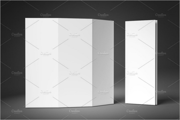Blank Leaflet Mockup Design