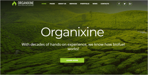 Bootstrap Agriculture HTML Template