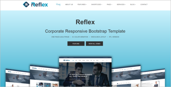 Bootstrap Corporate HTML5 Template