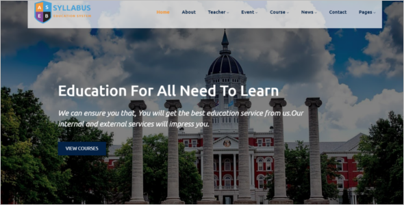 Bootstrap Education HTML5 Template