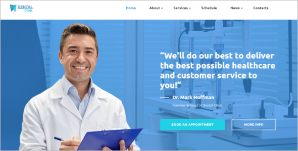 Bootstrap Health HTML5 Template