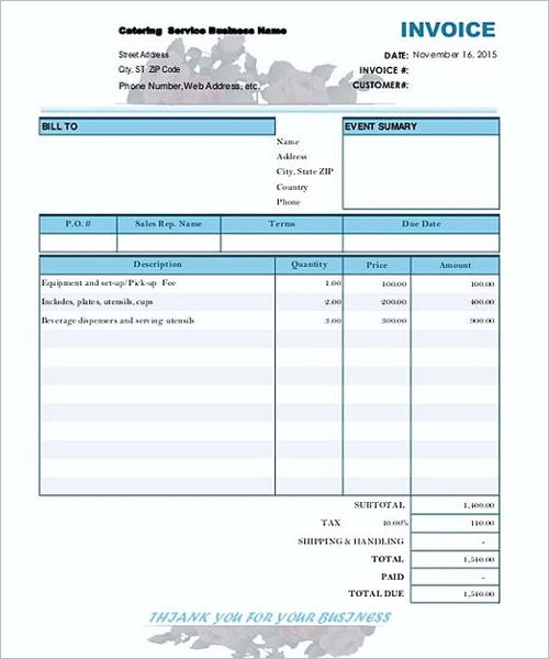 20+ Free Contractor Invoice Templates Word, Excel, Format Examples