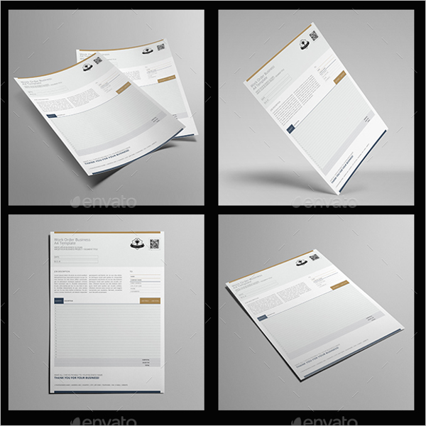 Business Order Letter Template