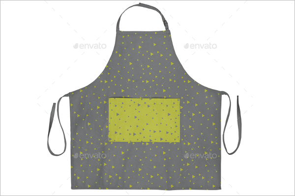 Canvas Apron Mockup Design