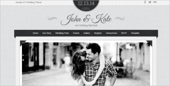Cheap Wedding Joomla Template