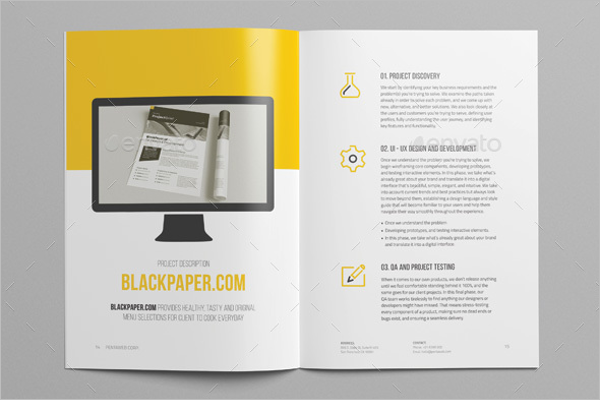 Clean Website Proposal Template