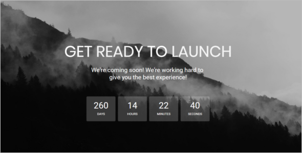 Coming Soon HTML5 Template Bootstrap
