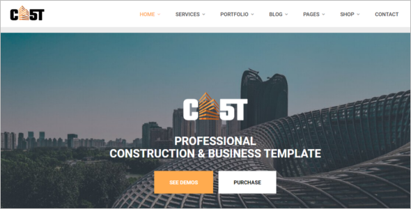 Corporate Construction HTML5 Templates