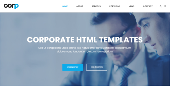 Corporate Service HTML5 Template