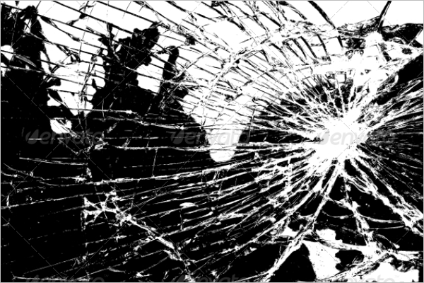 Cracked Glass Texture Design