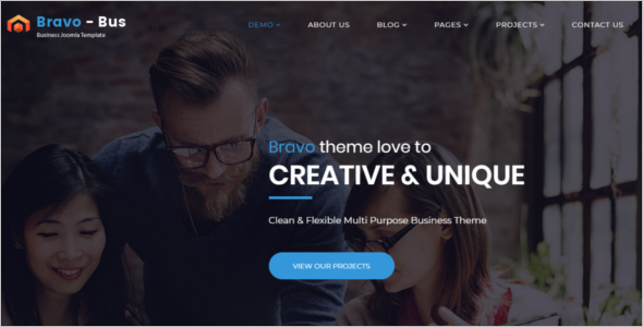 Creative Animated Joomla Template