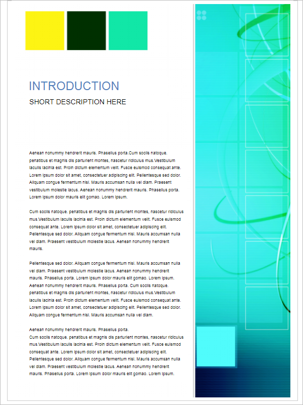 Custom Business Report Template PDF