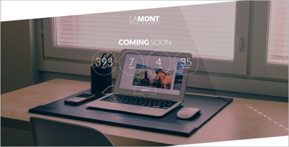 Customize Coming Soon HTML Template