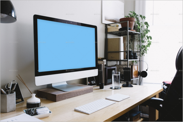 Desktop Mockup Template