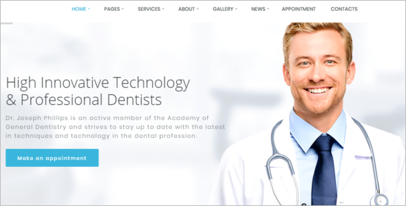 Doctor HTML Website Template