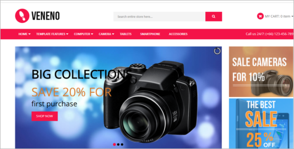 Ecommerce Collection Joomla Template