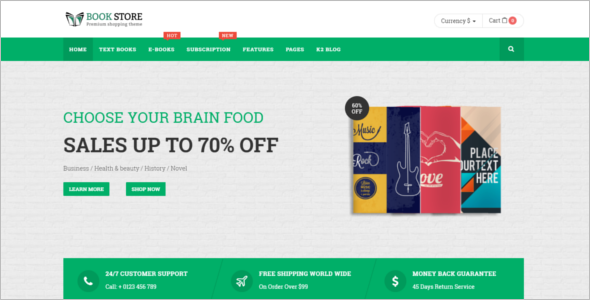 Ecommerce Store Joomla template