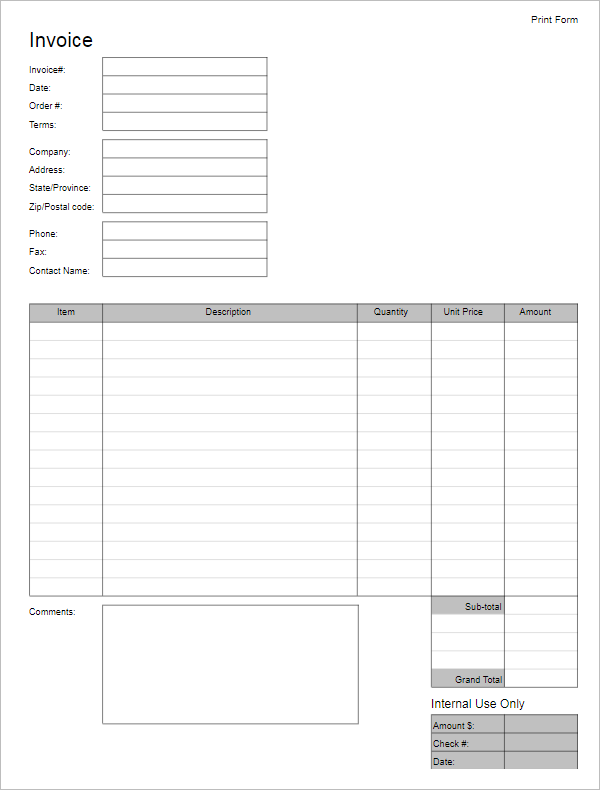 30 freelance invoice templates free word pdf excel designs