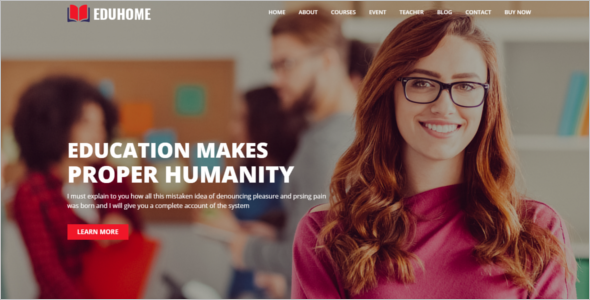 Education Business HTML5 Template