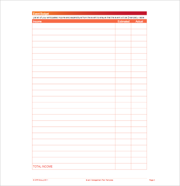Event Proposal Template PPT