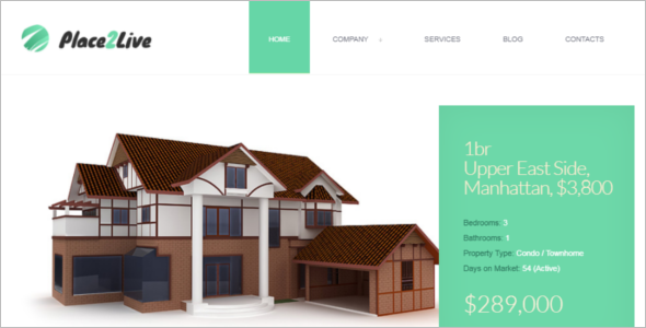 Eye-Catching Real Estate Joomla Template