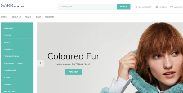 Fashion Ecommerce Joomla Template