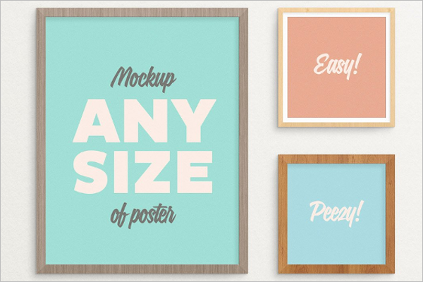 Frame Poster Mockup Design