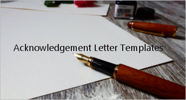 Free Acknowledgement Letter Templates