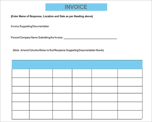 Free Contractor Invoice TemplateÂ 