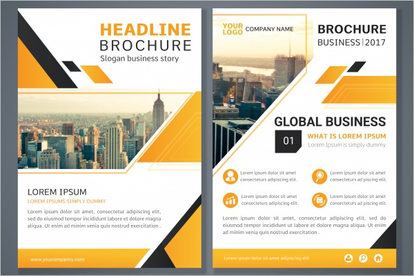 Free VectorÂ Brochure TemplateÂ 