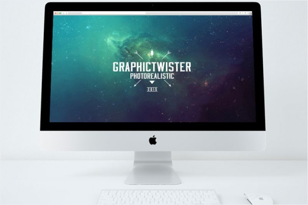 Free iMac Mockup Design