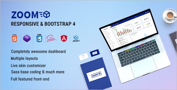 Fully Responsive Admin Website Template