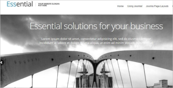 Fully responsiveÂ Mobile Friendly Joomla Template