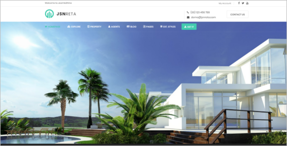 Â Functional Real Estate Joomla Template