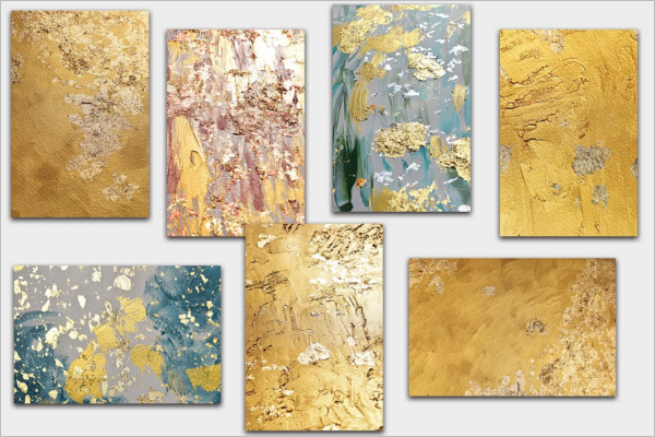 Gold Texture PSD Design